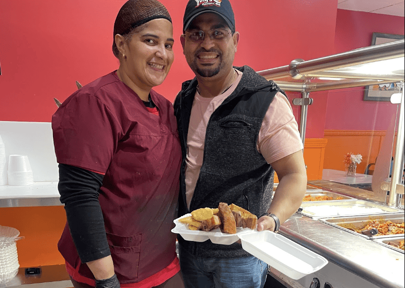 Friendly staff at Yely’s Restaurant in Massachusetts serving authentic Latin cuisine.